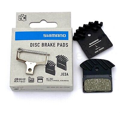 Shimano Disc Brake Pads J03A - RESIN PAD W/FIN & SPRING
