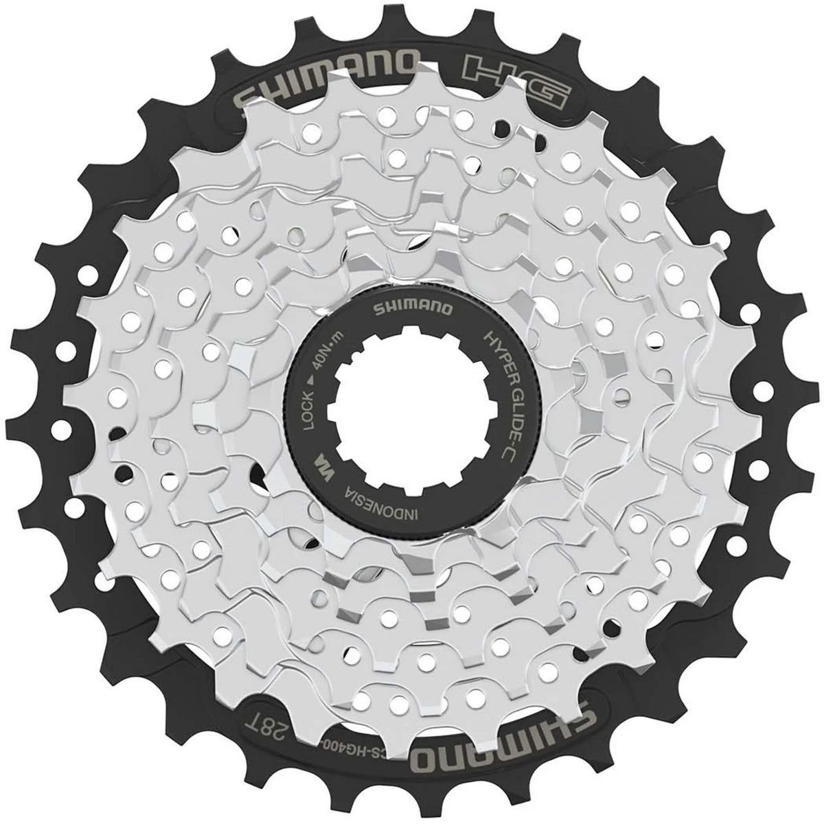 Shimano Altus CS-HG400 7s Cassette, 11-28T - HG spline M