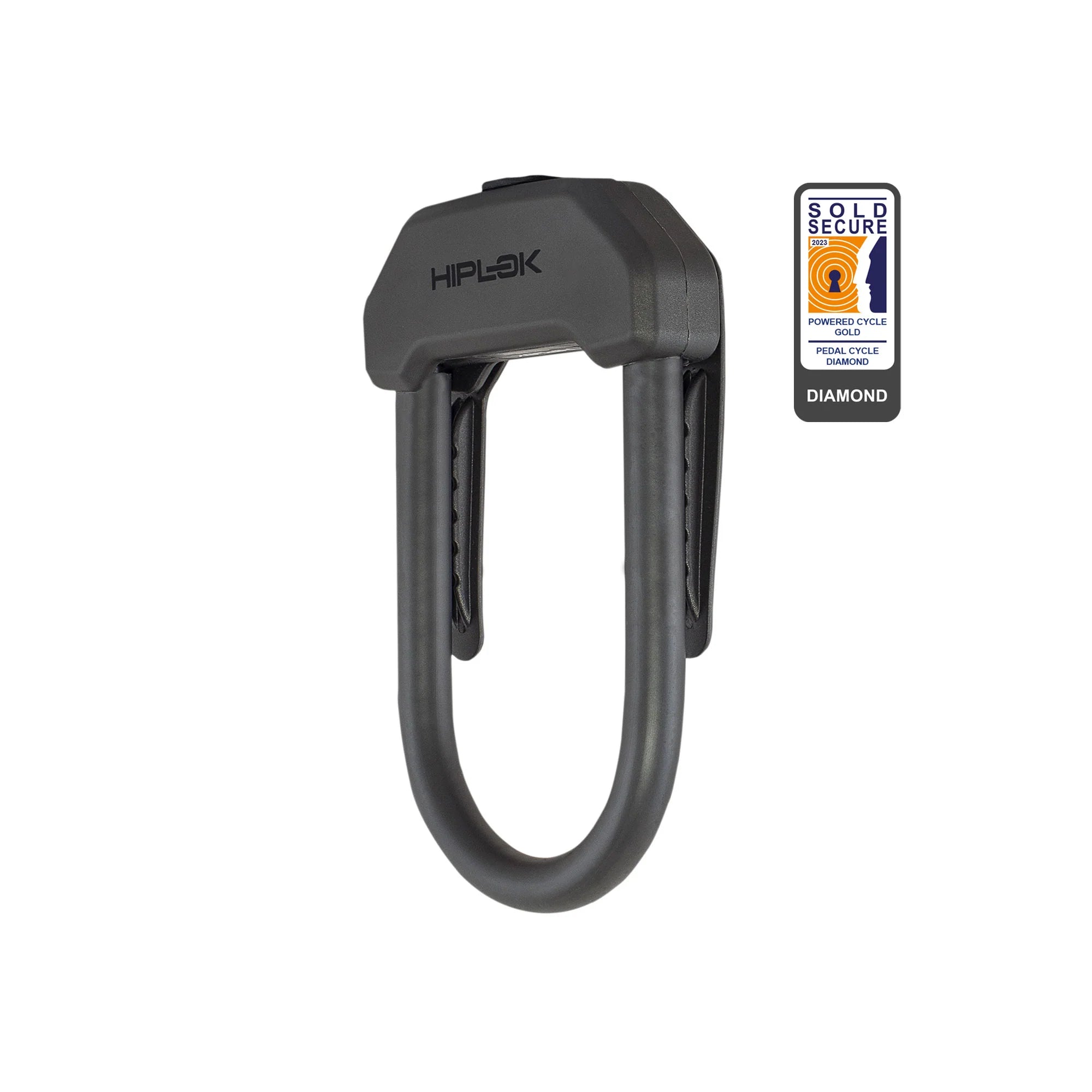 Hiplok DX D Lock 14mm x 15 x 8.5cm Hardened Steel (Diamond Sold Secure) Black