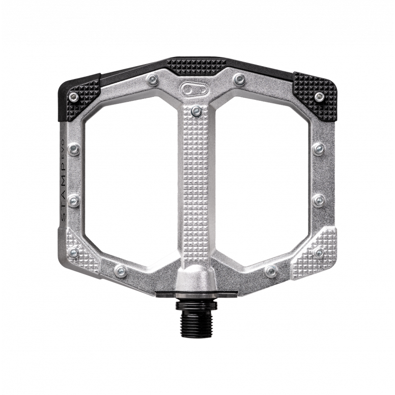 Crankbrothers Stamp EVO Large Alloy Flat Pedals silver