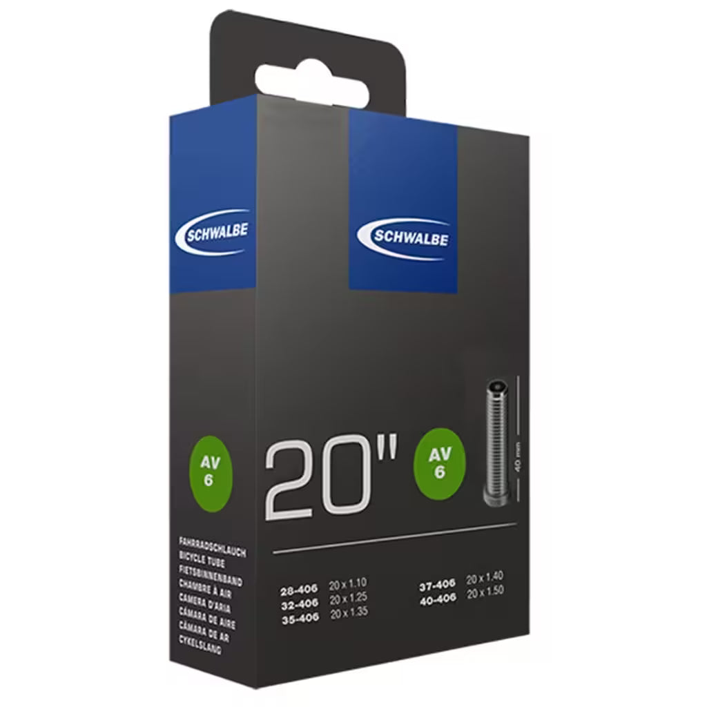 Schwalbe AV6 Inner Tube 20 x 1 1/8 (28/40-406)