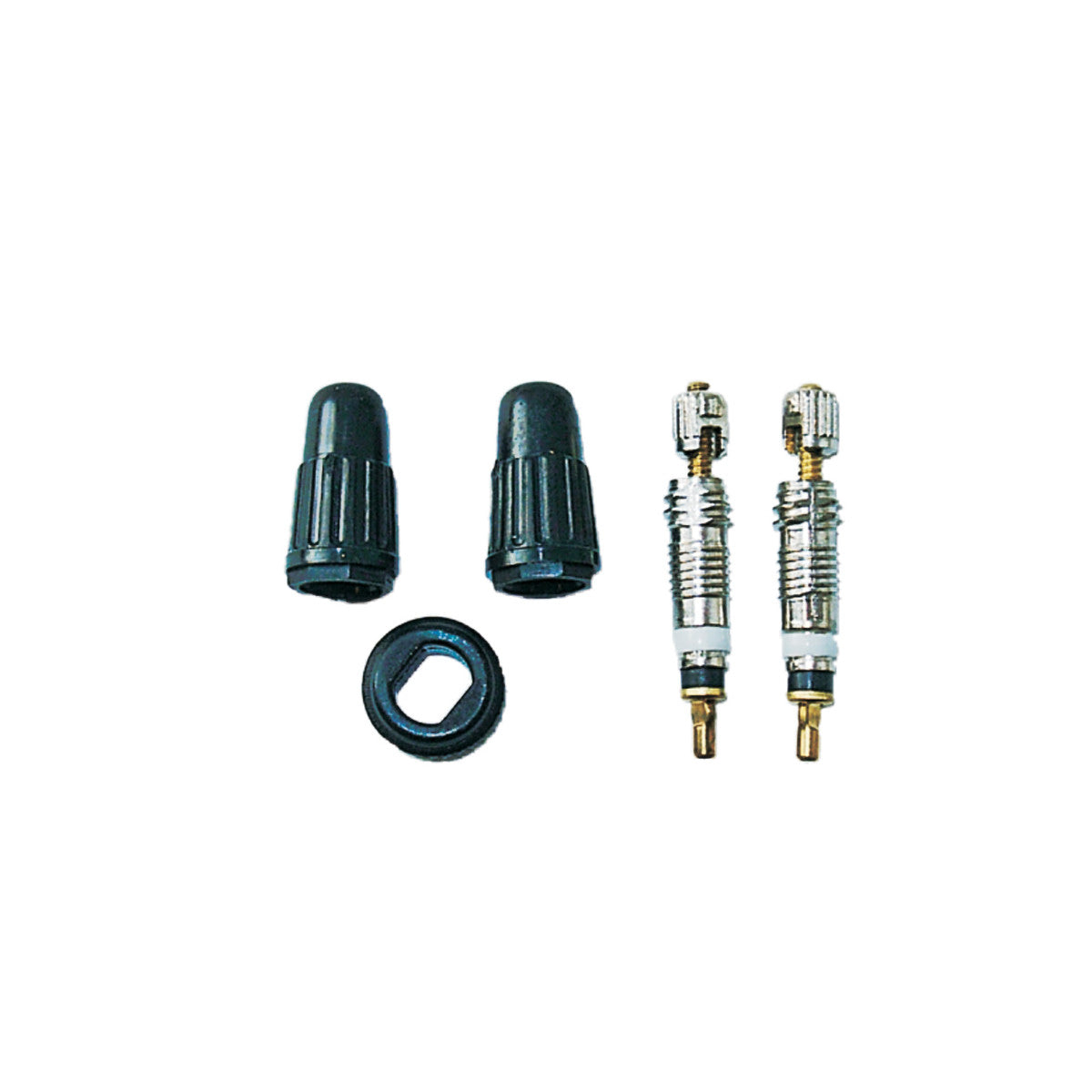 Weldtite Valve Core & Caps Kit (for Presta Valves)