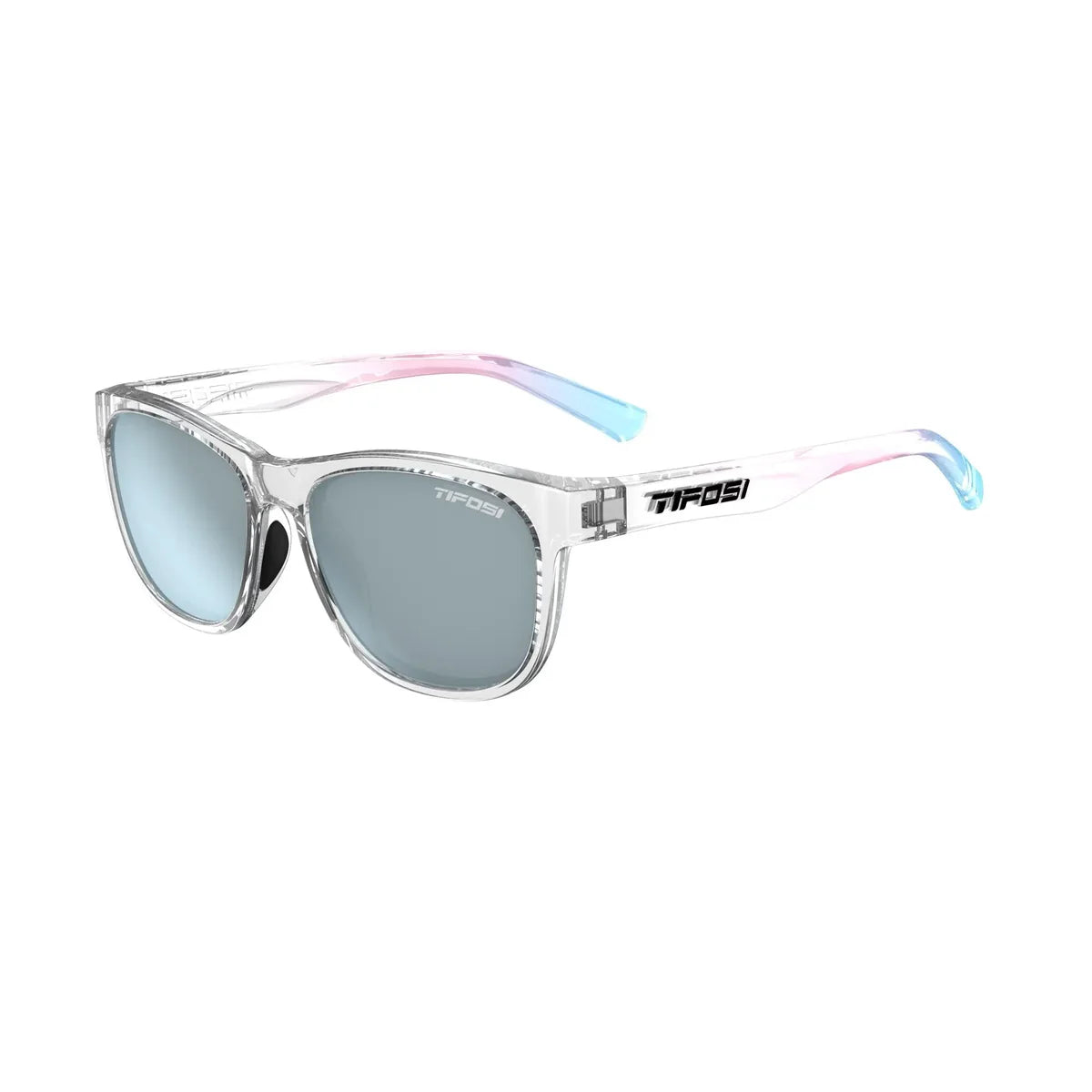 Tifosi Swank Avant Clear Smoke/Bright Blue Sunglasses