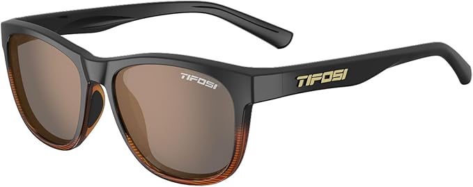 Tifosi Swank Single Lens Sunglasses Brown Fade/Brown
