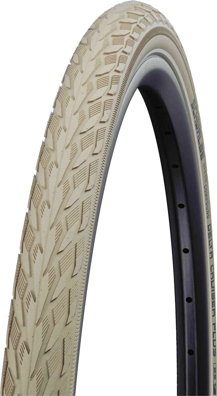 Schwalbe Delta Cruiser Plus Creme + Reflex 28X1 1/2