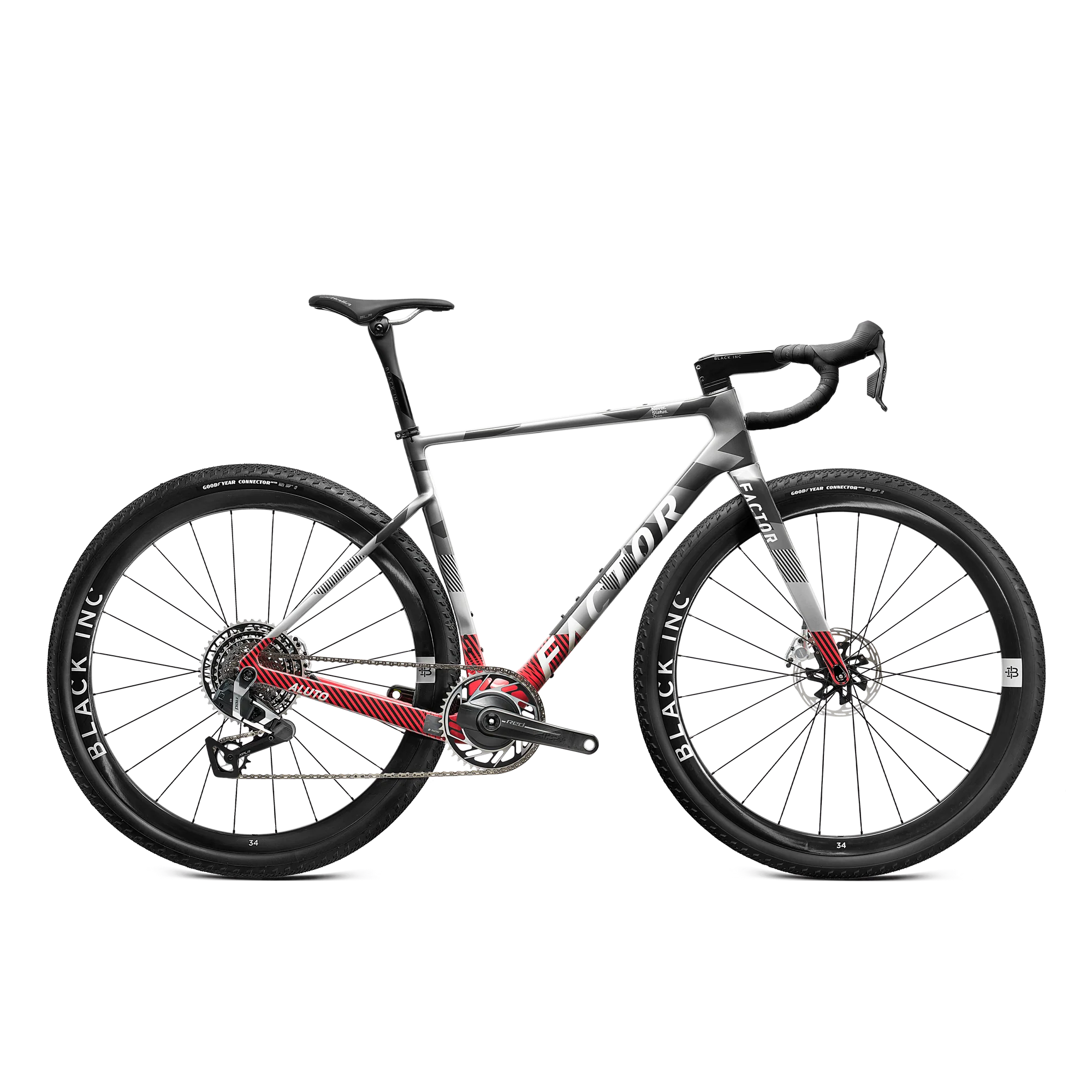Factor ALUTO - SRAM RED XPLR w/ Power Meter quattro red