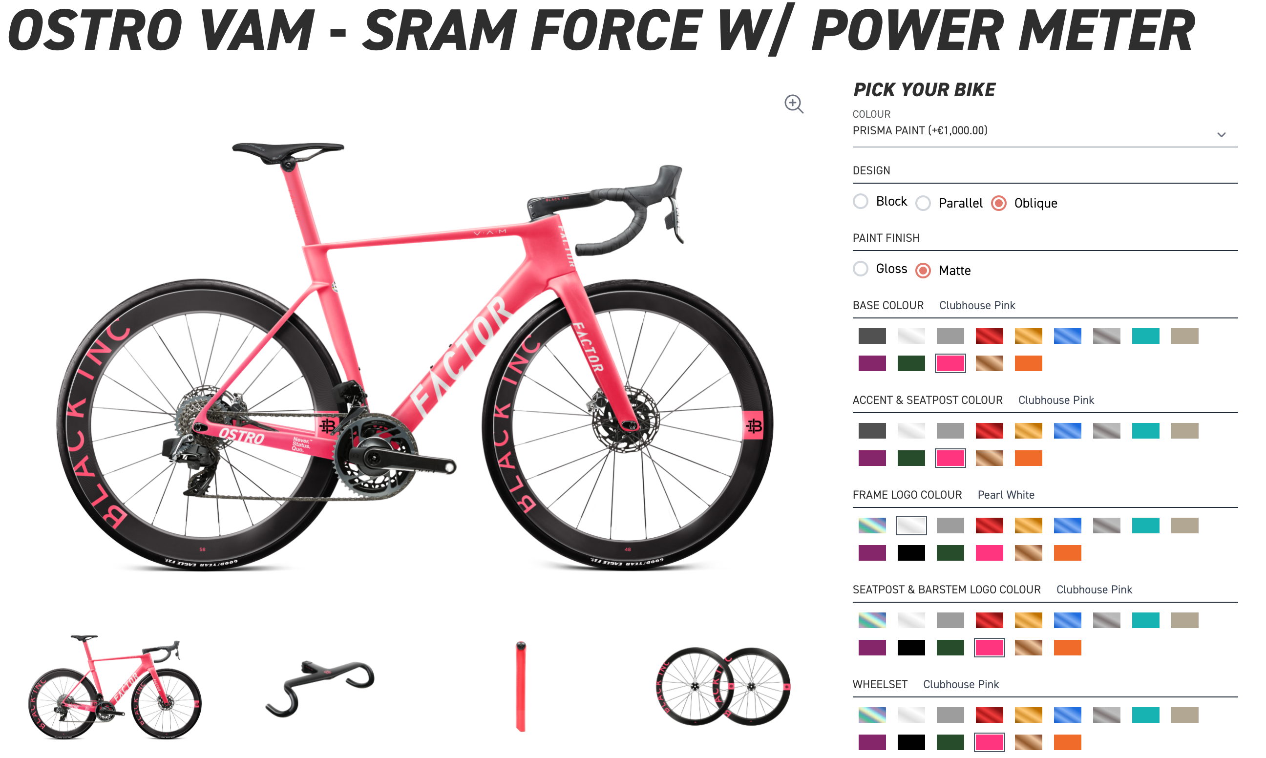 OSTRO VAM - SRAM Force w/ Power Meter custom paint