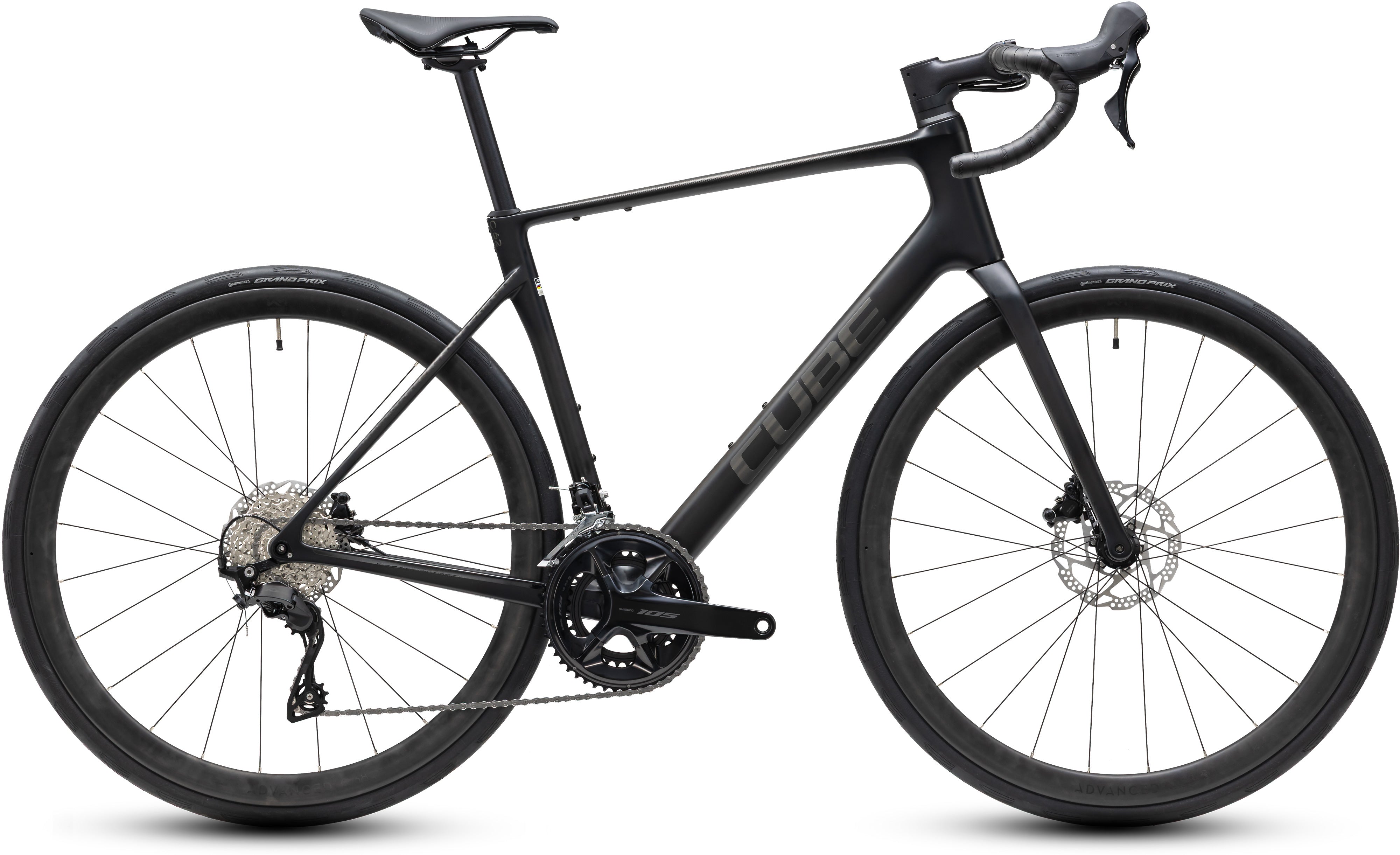Cube Attain C:62 Race carbon coal