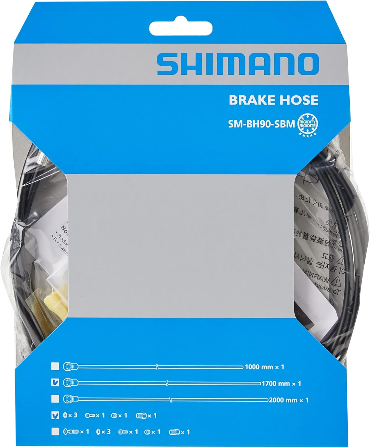 Shimano SM-BH90 XTR/XT/SLX Disc Brake Cuttable Hose, Straight Banjo