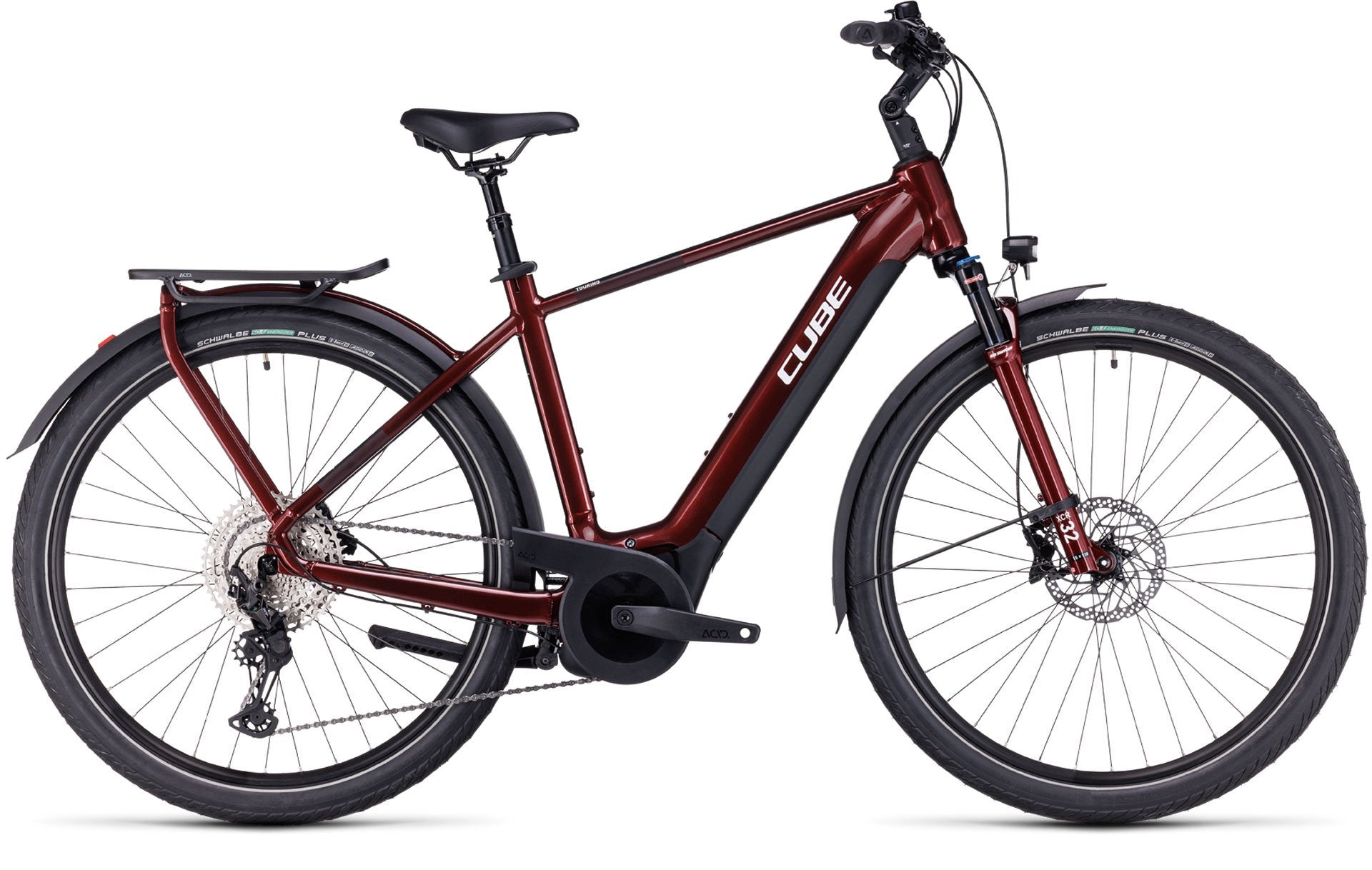 Cube Touring Hybrid EXC 625 Red White 