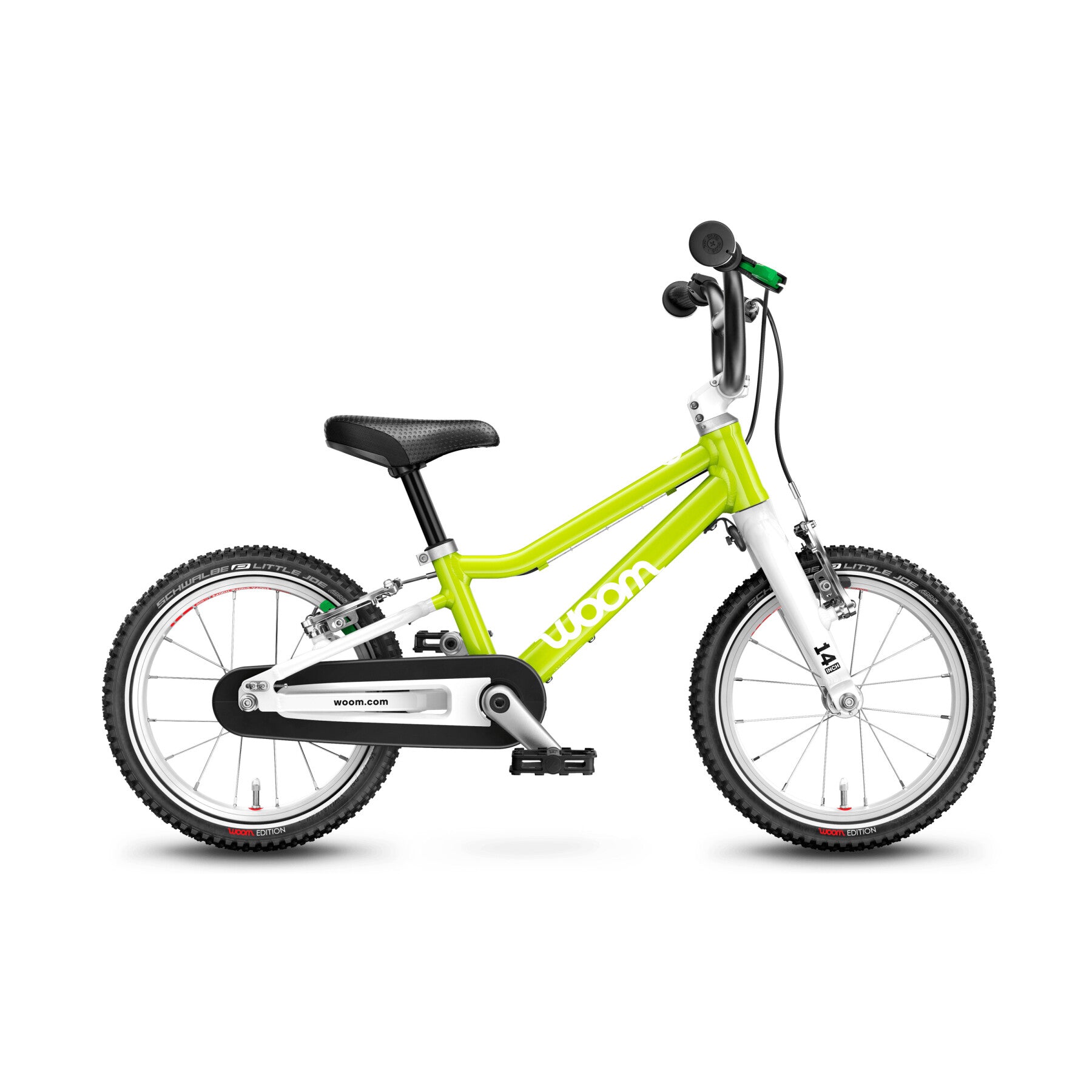 Woom 2 - Children's Bike Lime Lizard