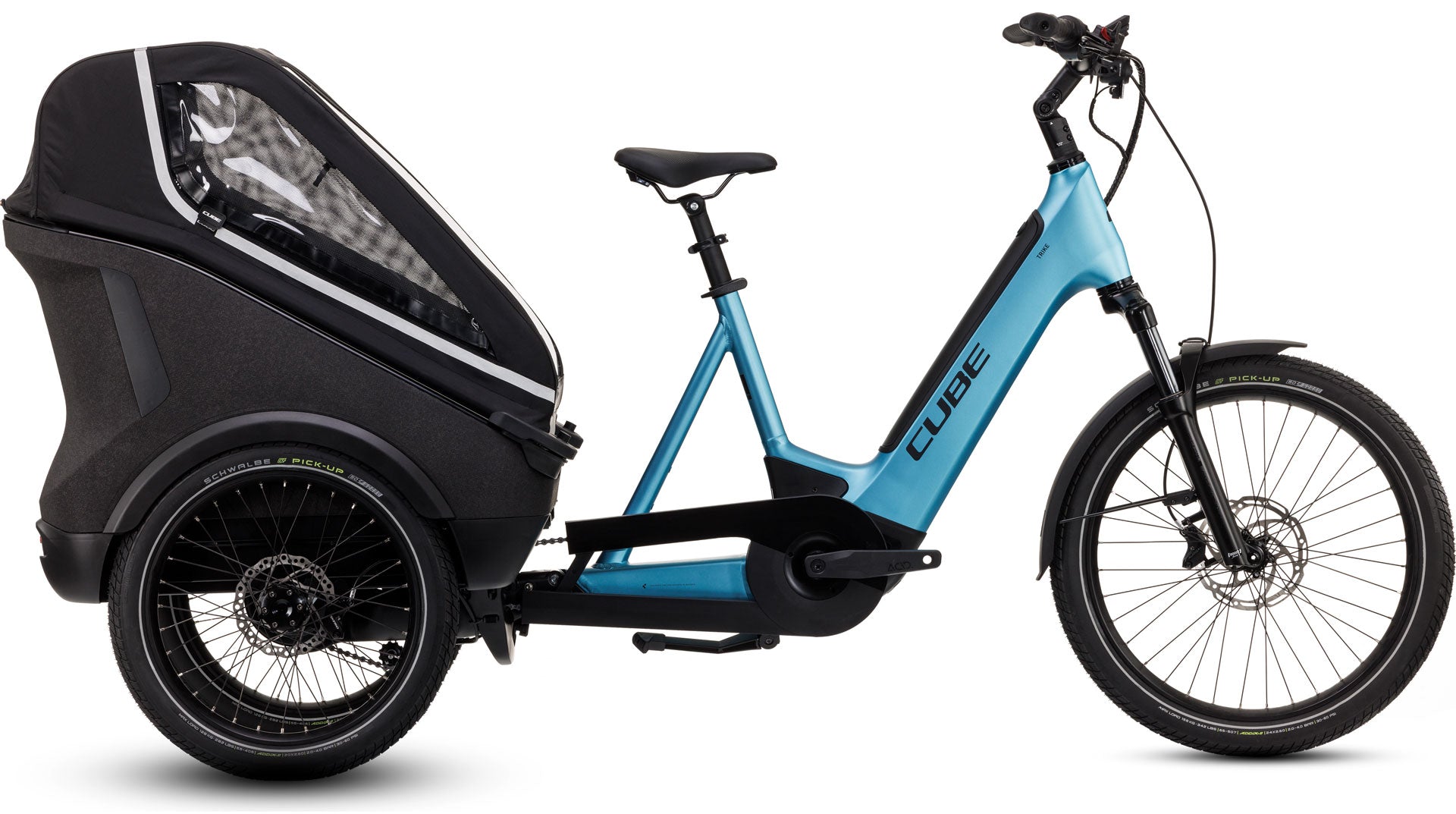 Cube Trike Family Hybrid blue reflex