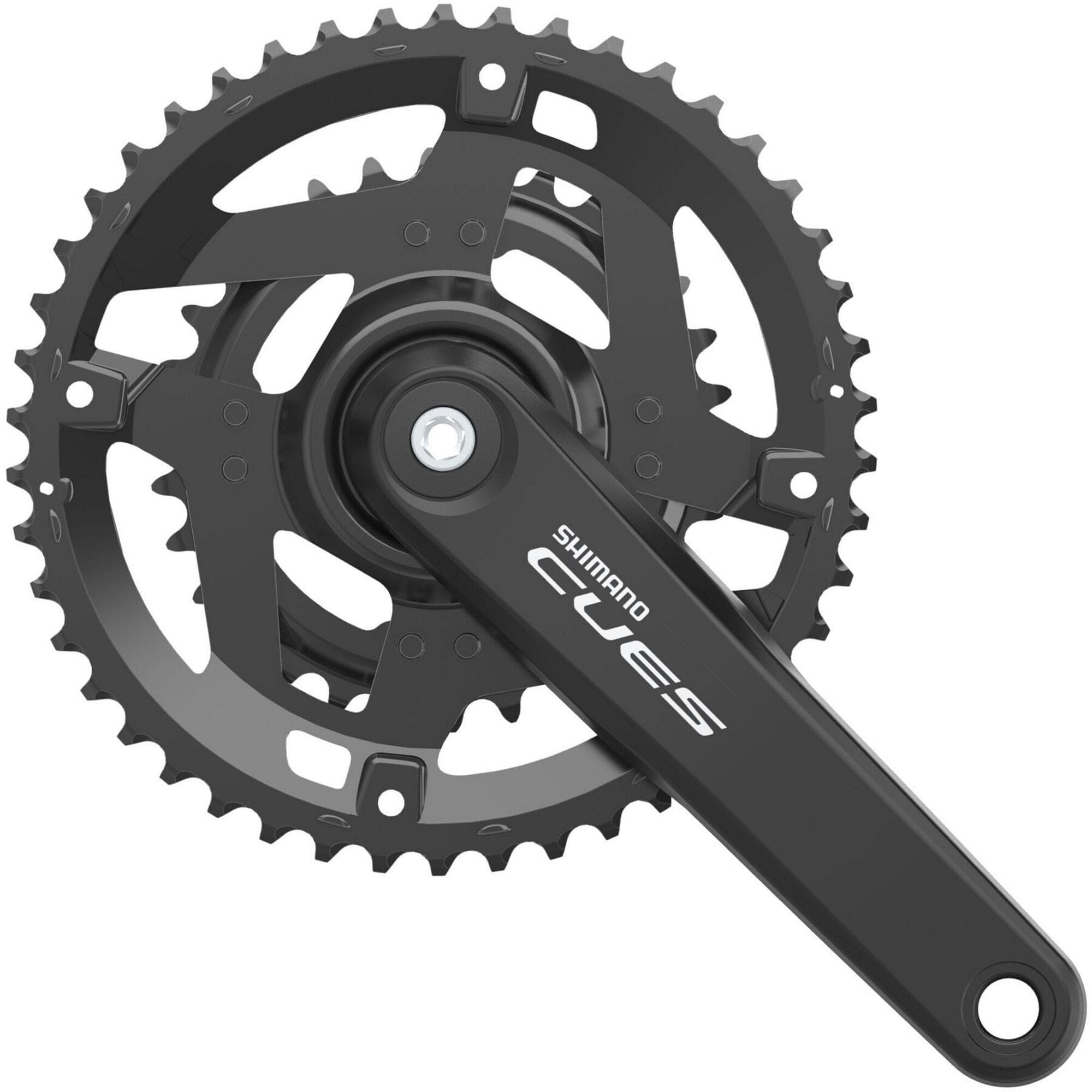Shimano  FC-U4010 CUES 2 Piece Design Chainset, 9/10s, 170 mm, 46/30T