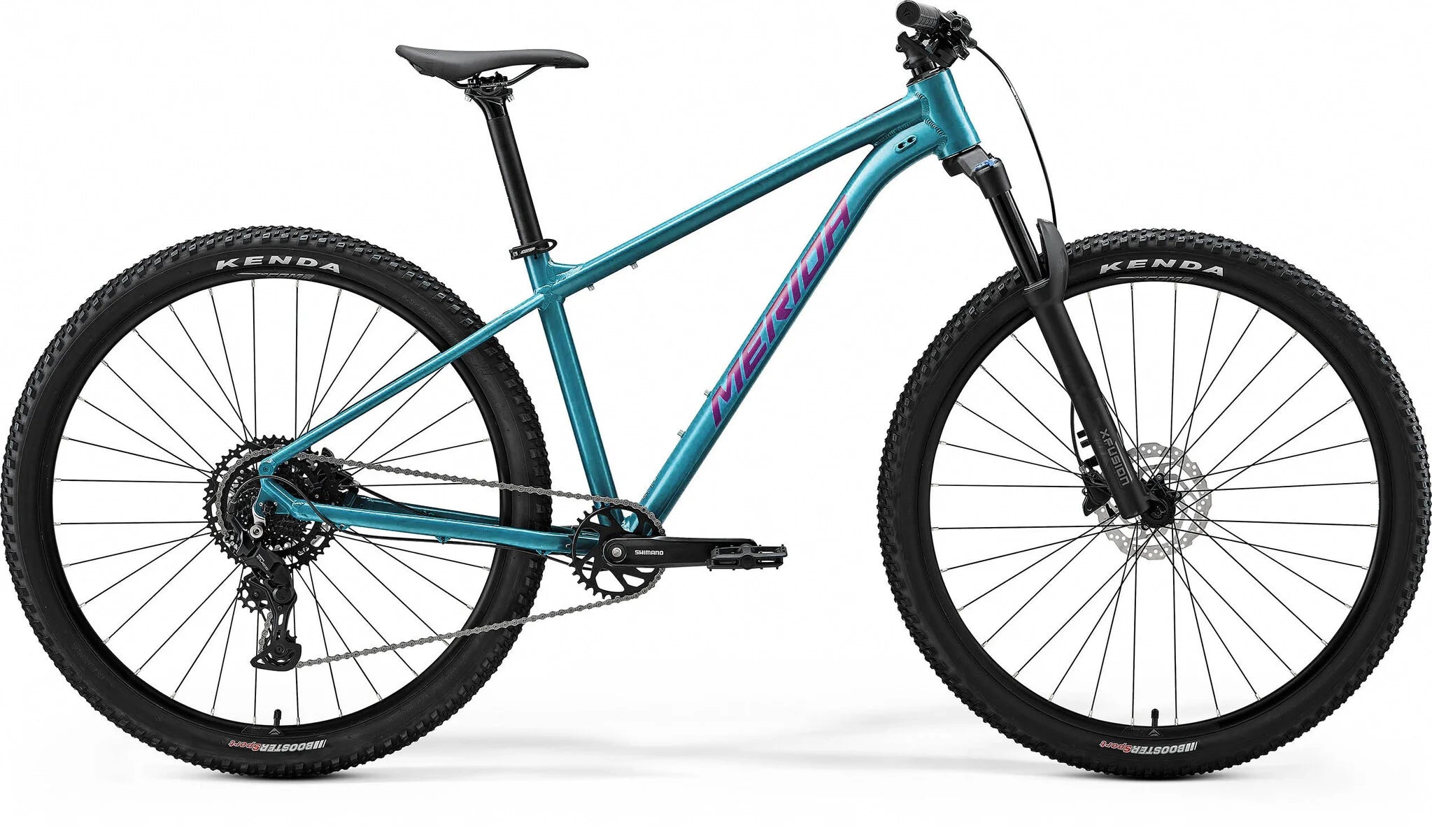 Merida Big Nine 40 teal and purple