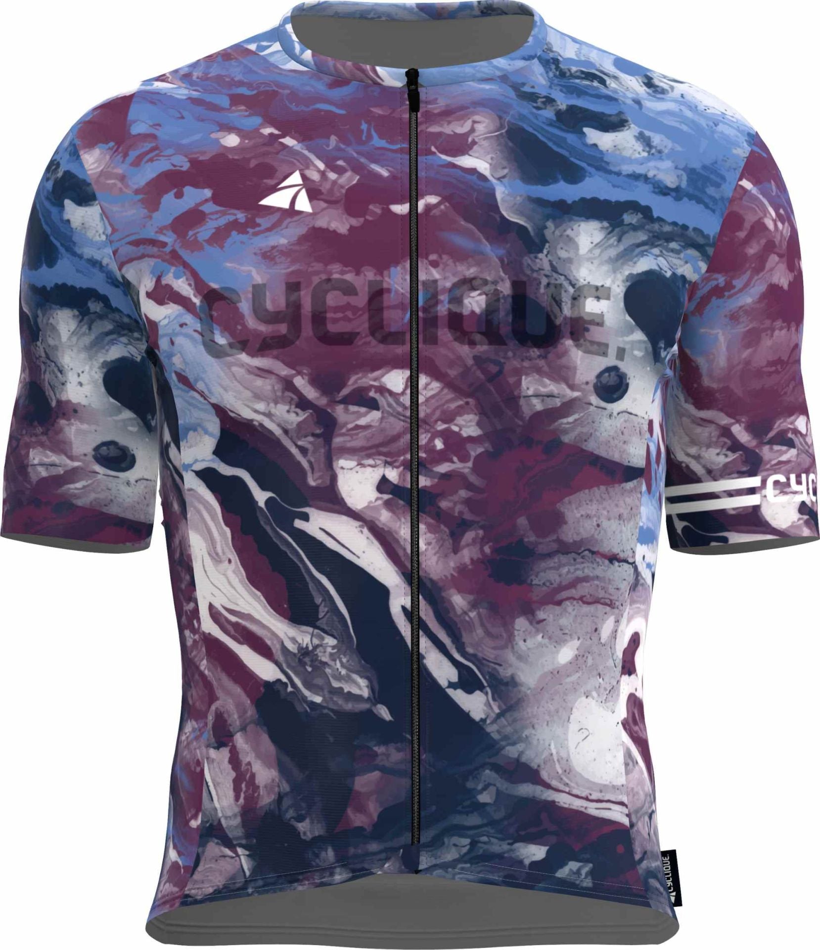 Cyclique Excentriq Jersey Short Sleeve Bordeaux & Blue