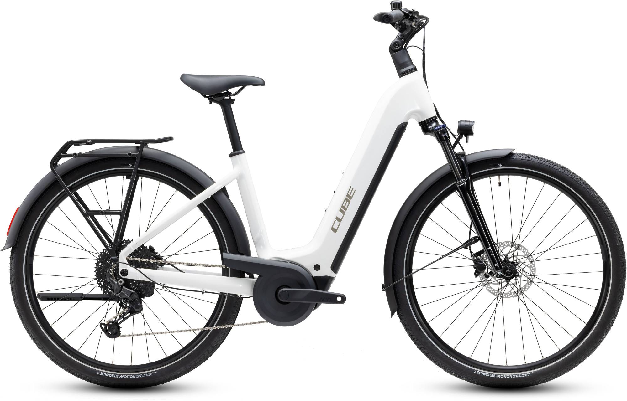 CUBE TOURING HYBRID ONE 600 METALLICWHITE/CHROME