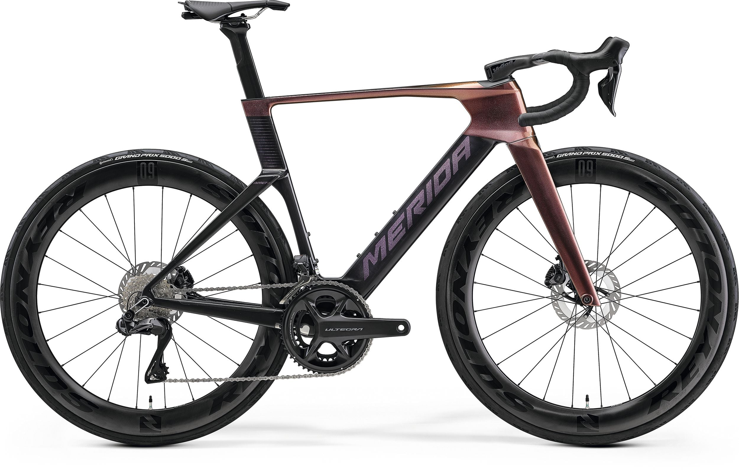 Merida Reacto 8000 rainbow purple