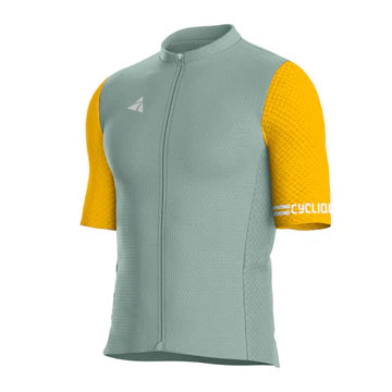 Cyclique Epique Jersey Short Sleeve - Womens Light Green & Ocher
