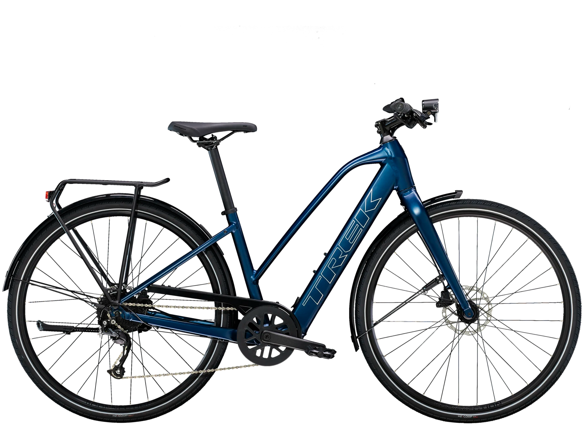 Trek FX 2 + Stagger Satin Mulsanne Blue