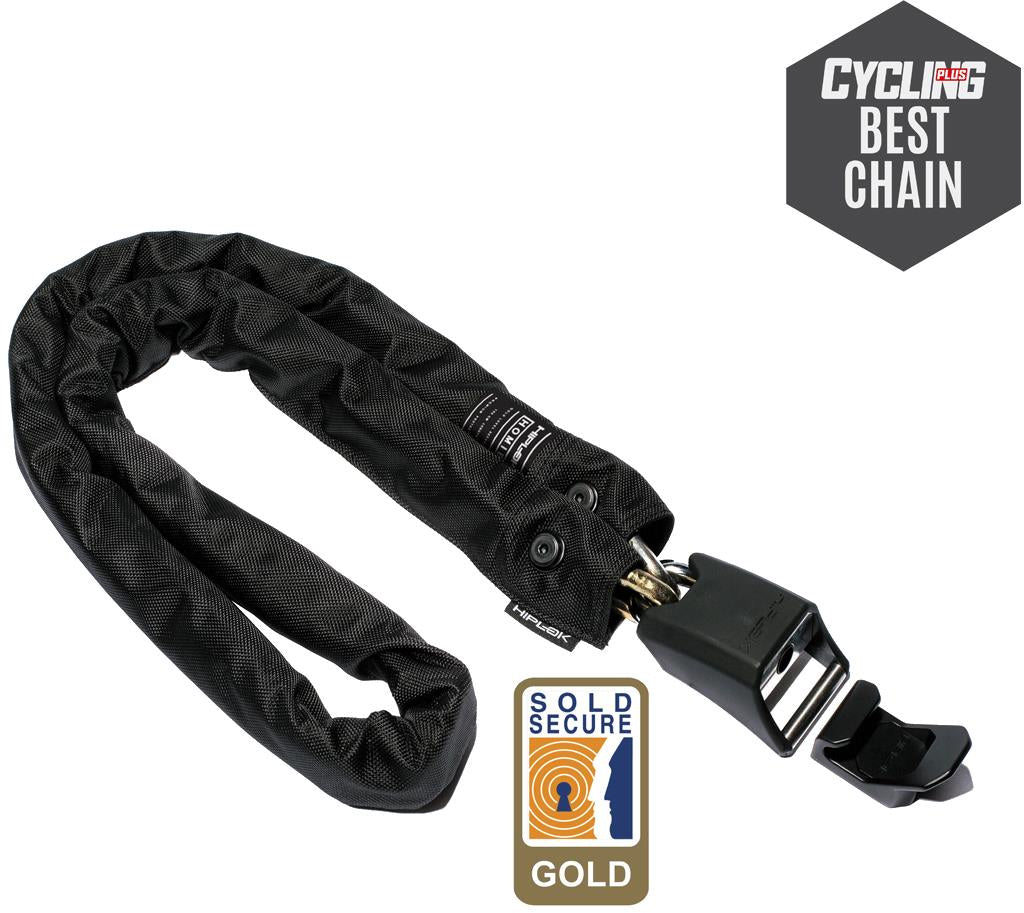Hiplok Home Gold Chain Lock 10mm X 150cm Includes Wall Hook (Gold Sold Secure)