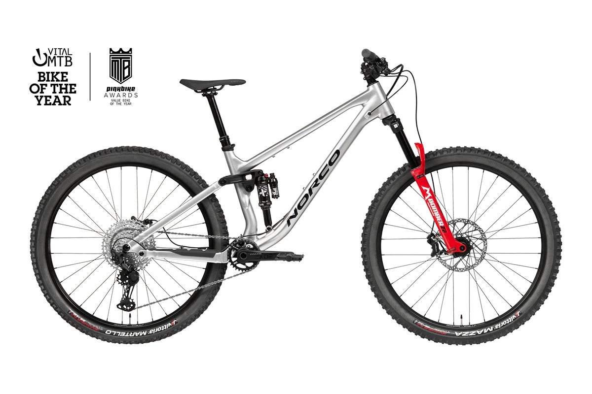 Norco FLUID FS 2 Silver Red