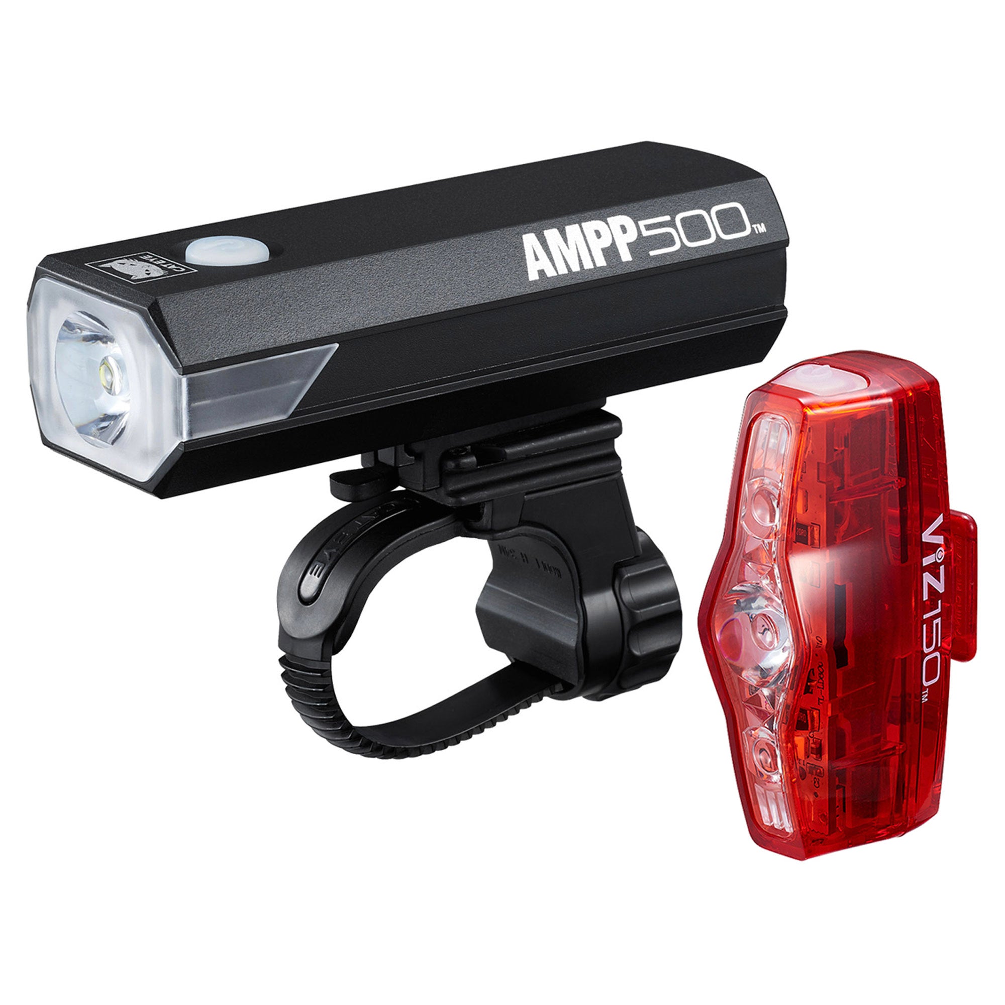 Cateye AMPP 500 / VIZ Bike light set